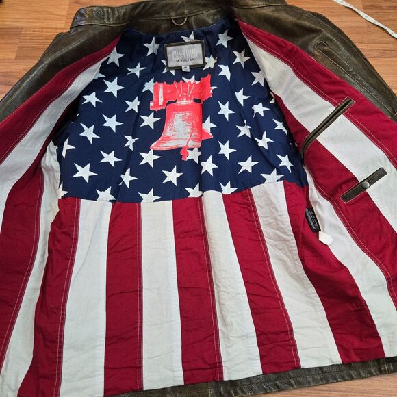 Wilsons M. Julian Mens M Dean Winchester Supernatural Leather Jacket Coat Moto - Picture 3 of 15